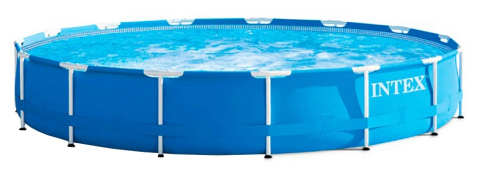 Intex Pool Metal Frame O457 X 84 Cm Blue Internet Toys